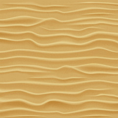 Sand texture. Desert sand dunes - view from a height. Raster illustration.
