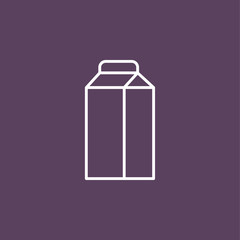 Milk box icon 