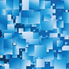 blue squares background