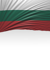 Flag Bulgaria 3D, Bulgarian Flag (3D Render)