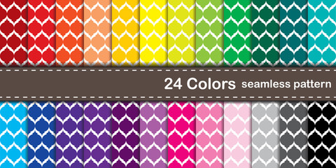 line 24 colors pattern seamless vector illustration eps 10