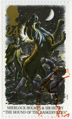 Obraz premium UNITED KINGDOM - 1993: shows Sherlock Holmes and Sir Henry