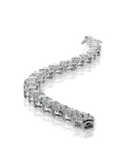 Bracelet diamond tennis bracelet isolated on white