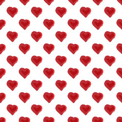 love heart pattern seamless vector illustration eps 10