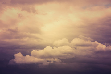 Clouds as vintage sky background