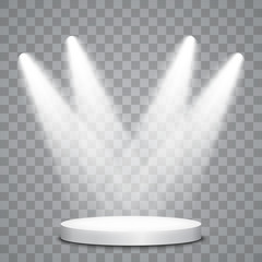 Vector Isolated Spotlight
