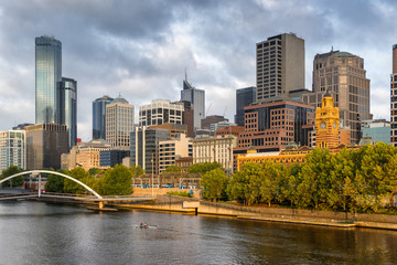 Melbourne s Northbank at Flinders St Station