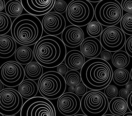 Fototapeta na wymiar Abstract seamless pattern with cute white circles. You can use any color of background