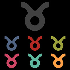 Vector zodiac sign