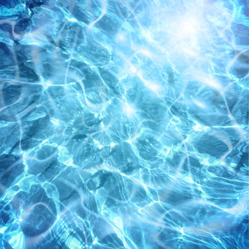 Abstract water in the pool