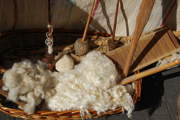 Filage de laine