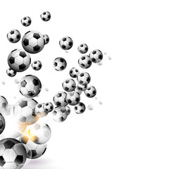 soccer ball isolated on a white background