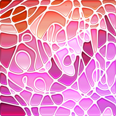 abstract vector stained-glass mosaic background