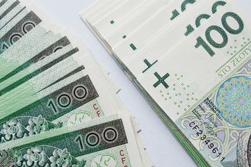 Polish 100 zloty paper cash