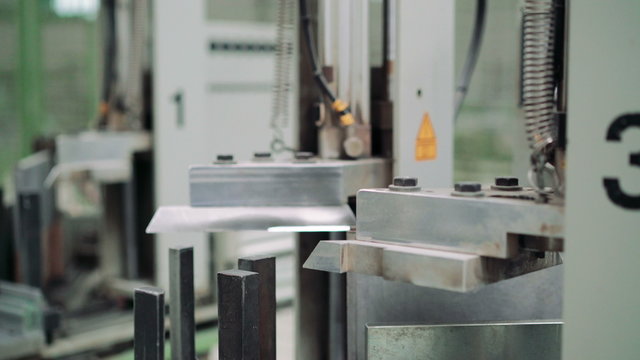The production machine at the window factory 4K