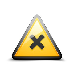 Obraz premium Irritant hazard sign
