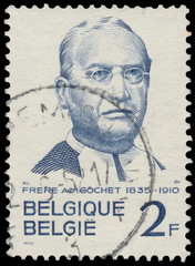 Stamp printed By Belgium shows Frere A.M. Gochet