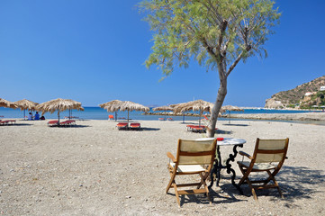 idyllischer Strand im Süden der Insel Kreta