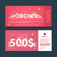 gift certificate with gifts