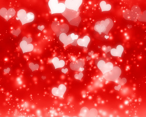 Glittering red background