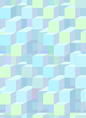 seamless pattern with cubes