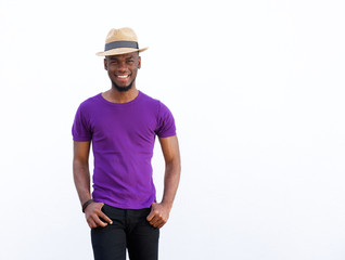 Attractive male fashion model posing