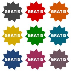 Gratis icons set 