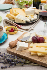 Cheese and wine