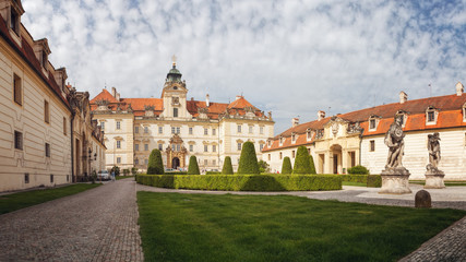 Fototapeta na wymiar Baroque Castle in Valtice, Moravia, Czech Republic