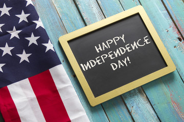 Independence Day Chalk Sign