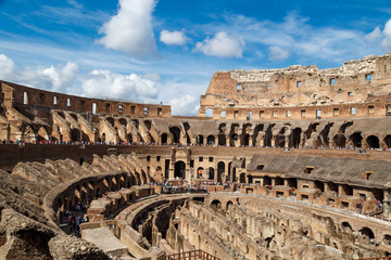 Obraz na płótnie Canvas General Inside View of Colosseum