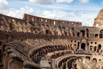 Fototapeta na wymiar Inside View of Colosseum