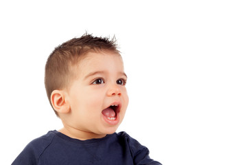 Adorable baby nine months