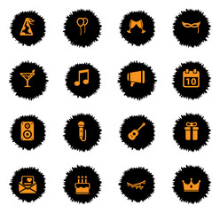 Party simply icons