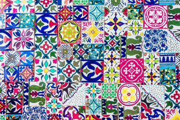 Morocco mosaic tiles textures
