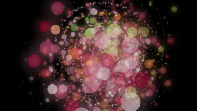 Wonderful video animation with bubbles in slow motion, 4096x2304 loop 4K