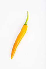 Naklejka premium chilli on white background