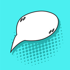 Pop art speech bubbles