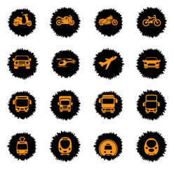 Transport mode icons