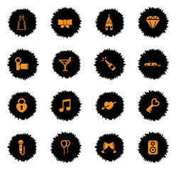 Wedding simply icons