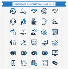 Personal & Business Finance Icons - Set 3