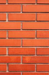 Obraz premium New red brick wall background