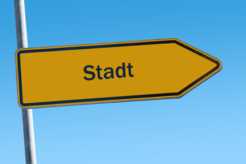 Schild 65 - Stadt