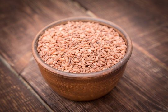brown grain rice variety "devzira". especially for pilaf