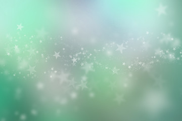 Natural forest bokeh star