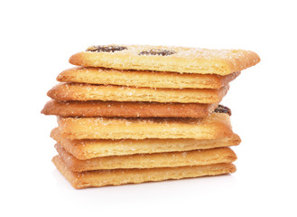 Cracker isolated on white