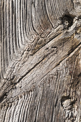 Verwittertes Holz eines Fachwerkhauses