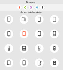 Phones simply icons