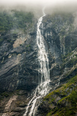 Norway, Geiranger fjord is famous for its waterfalls .