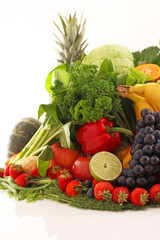 新鮮な野菜と果物